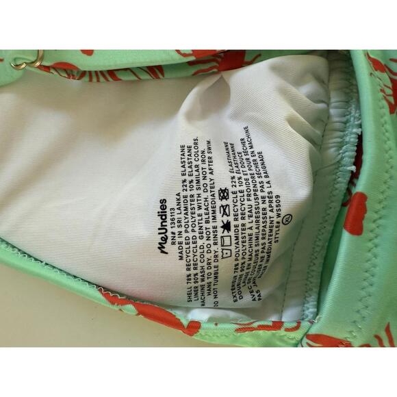 MeUndies Size XL‎ Bikini Top Women's Lobster - Picture 3 of 3